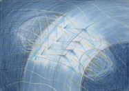 ocean-space-cage-1978 - pastels and color pencils on paper - 73x102cm.